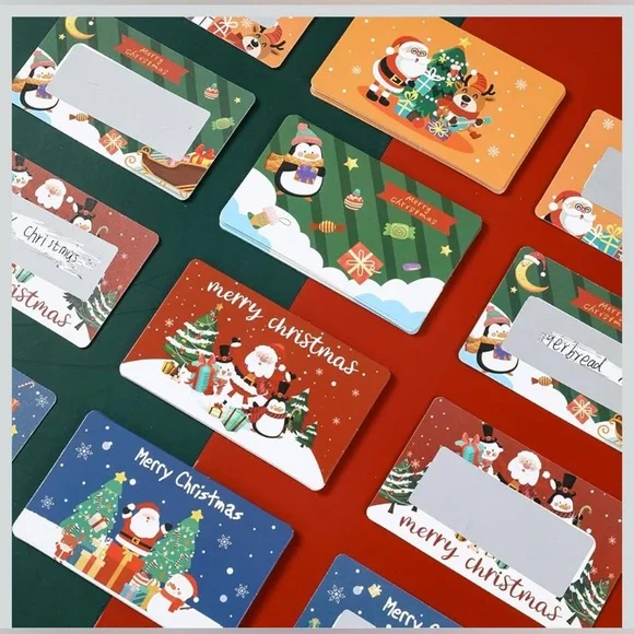 Festive Christmas Scratch Cards Set 40 Count - Picture 4 of 7